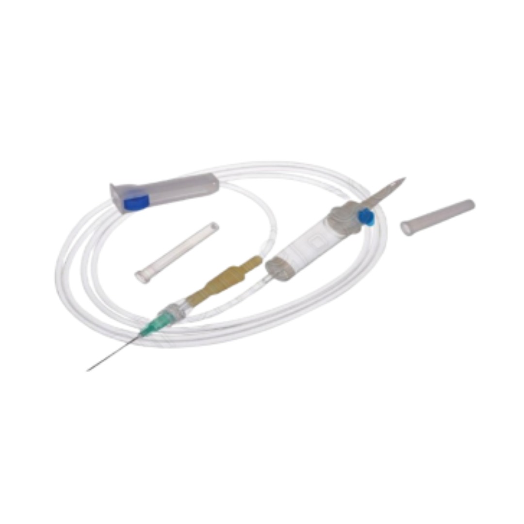 Disposable Infusion Set Luer Lock Connector With Needle