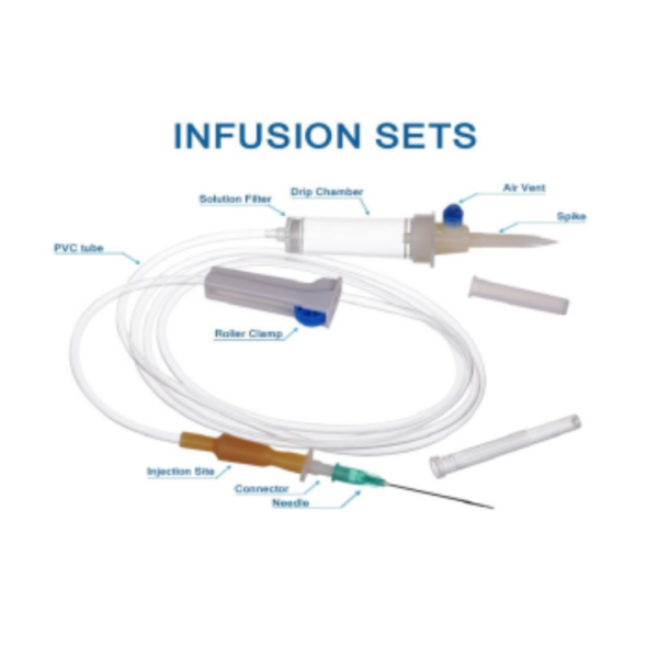 Disposable Infusion Set Luer Slip Y-Type With Needle