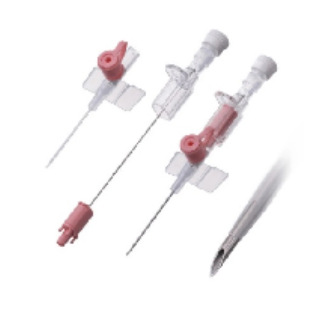 I.V. Cannula with port & wings