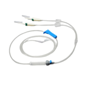 DS1033 – Infusion Set With Two Spikes