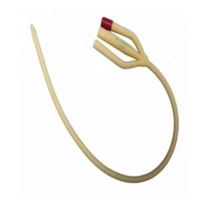 DS6033 – 3 way Standard, Rubber Valve, Length 400mm – Latex Foley Catheter