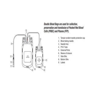 BC1002-Double Blood Bag System