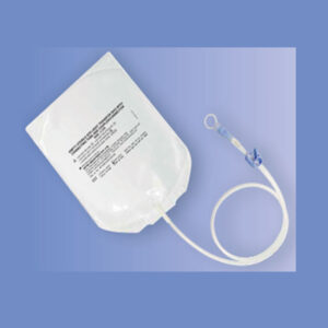 DS7001 – EMPTY STERILE EFFLUENT TRANSFER BAG WITH CONNECTING TUBE & COUPLER/CONNECTOR 3 LTR