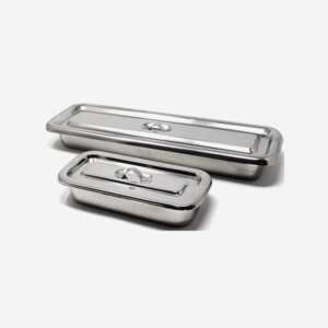 HH1008-Catheter Tray (Stainless Steel) with cover