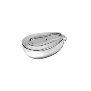 HH1016-BEDPAN FEMALE STAINLESS STEEL SEAMLESS / JOINTLESS 304