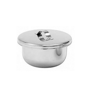 HH1037-Gallipots Cup Shaped (Stainless steel) with cover