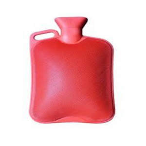 MR1043-RUBBER WATER BOTTLE BOTH SIDE RIBBED WITH HANDLE