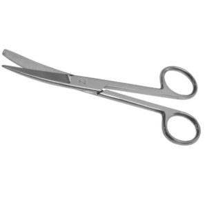 GS1117-DRESSING OPERATING SCISSORS BLUNT SHARP CURVED