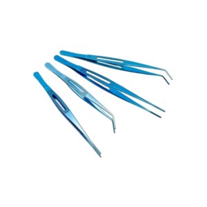 GS1109-Titanium Ophthalmic Surgical Forceps Cross Action Hybrid Combo Akahoshi Prechopper Forceps