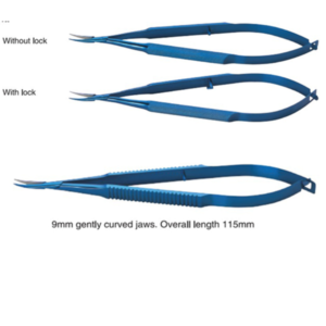 GS1113-Ophthalmic Instruments Titanium Forceps Scissor Needle Holder with Lock